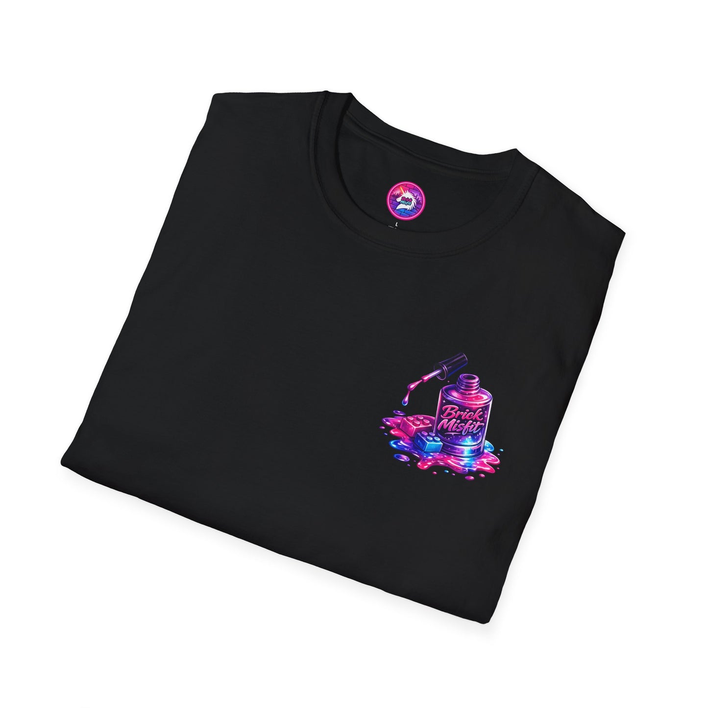 Brick Misfit Nail Polish Drip T-Shirt -INT