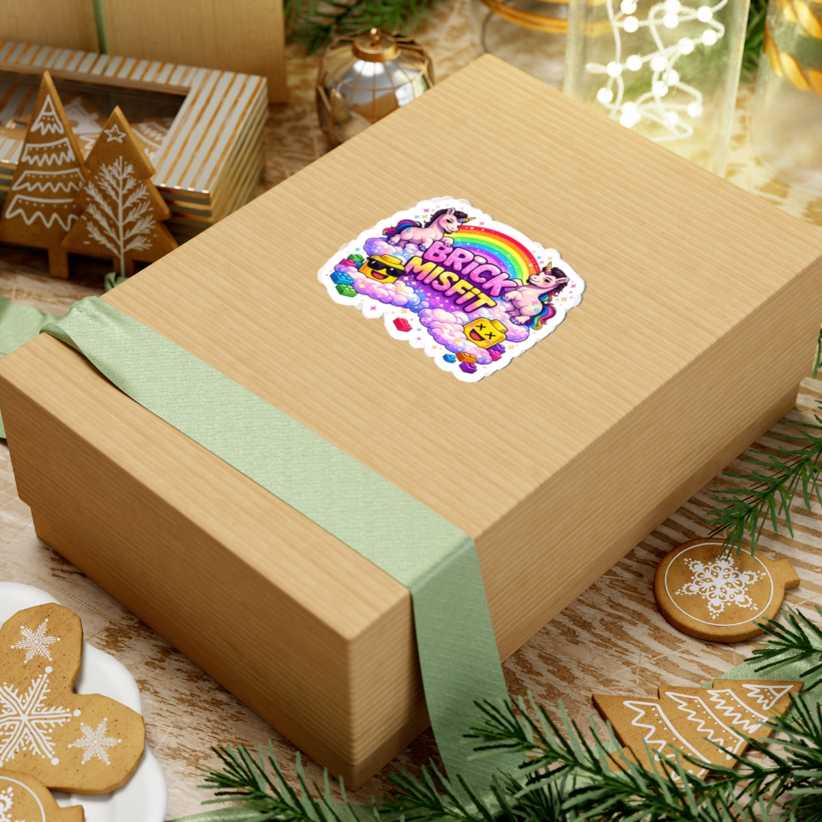 Brick Misfit Unicorn Sticker