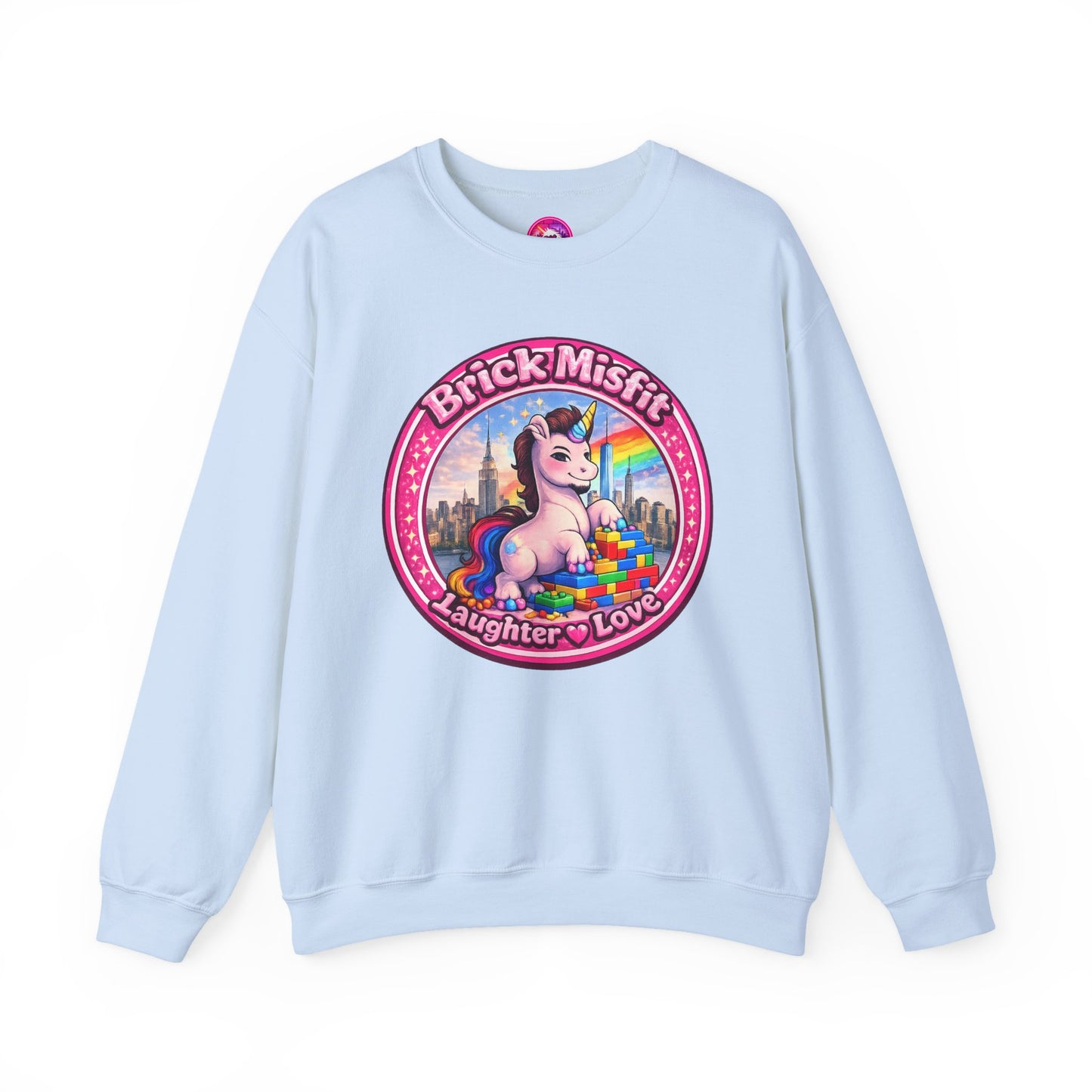 Brick Misfit Laughter Love Crewneck Sweatshirt