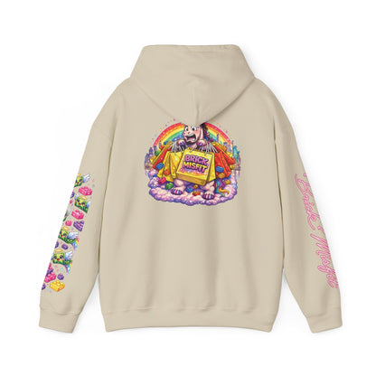 Brick Misfit Crew Shopping Madness Unicorn Hoodie with Sleeve Detail