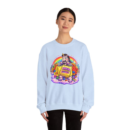Brick Misfit Shopping Madness Crewneck Sweatshirt