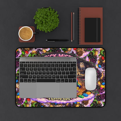 Brick Misfit Sassy Sips Desk Mat -INT