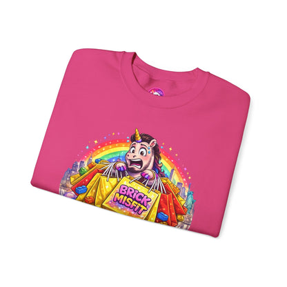 Brick Misfit Shopping Madness Crewneck Sweatshirt