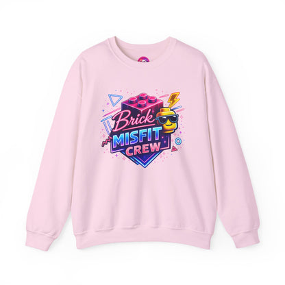 Brick Misfit Retro Bricks Crewneck Sweatshirt