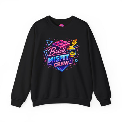 Brick Misfit Retro Bricks Crewneck Sweatshirt