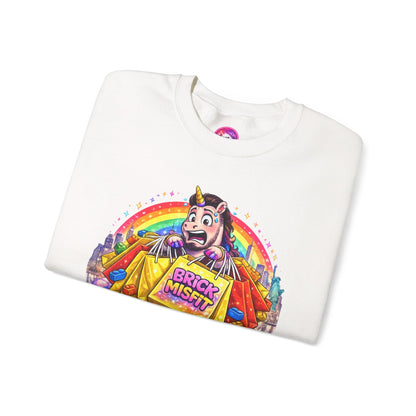 Brick Misfit Shopping Madness Crewneck Sweatshirt