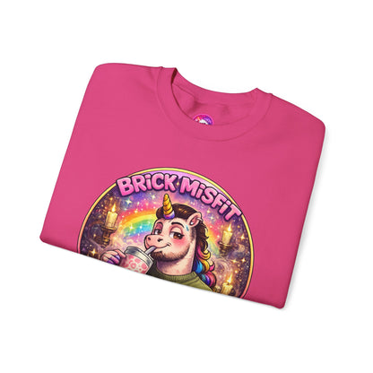 Brick Misfit Sassy Sips Crewneck Sweatshirt