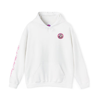 Brick Misfit Hoodie — Colorful Unicorn Rainbow Graphic Hoodie