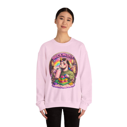 Brick Misfit Sassy Sips Crewneck Sweatshirt