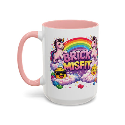 Brick Misfit Unicorn Coffee Mug 15oz