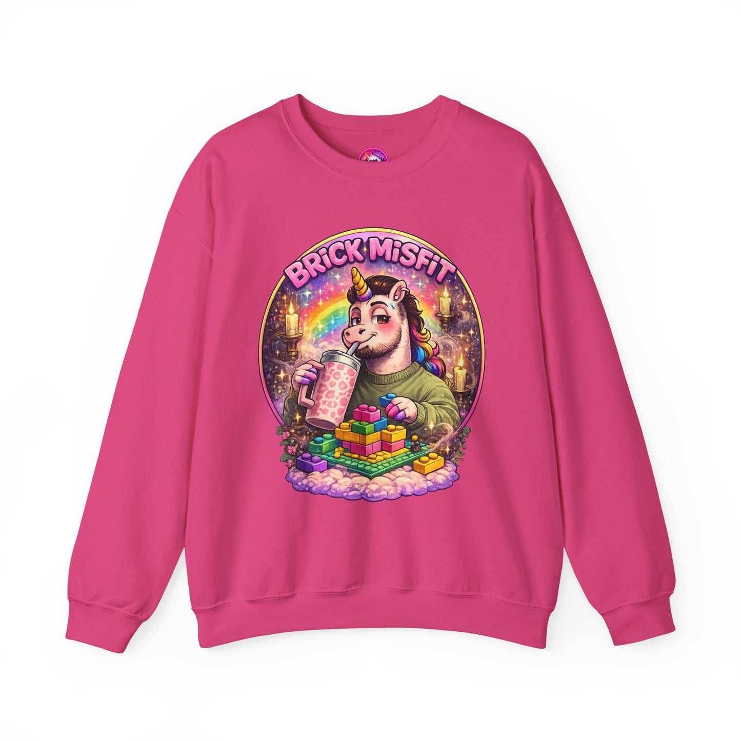 Brick Misfit Sassy Sips Crewneck Sweatshirt