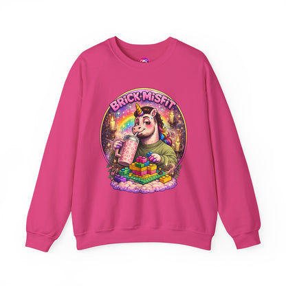 Brick Misfit Sassy Sips Crewneck Sweatshirt
