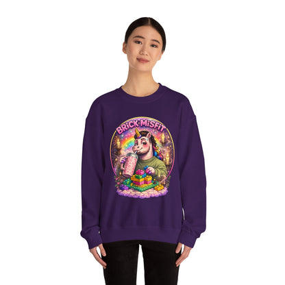 Brick Misfit Sassy Sips Crewneck Sweatshirt