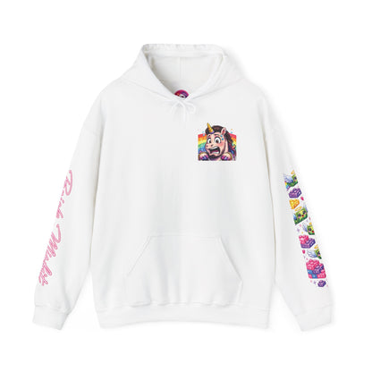 Brick Misfit Crew Shopping Madness Unicorn Hoodie with Sleeve Detail