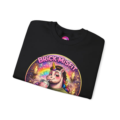 Brick Misfit Sassy Sips Crewneck Sweatshirt