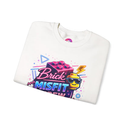 Brick Misfit Retro Bricks Crewneck Sweatshirt