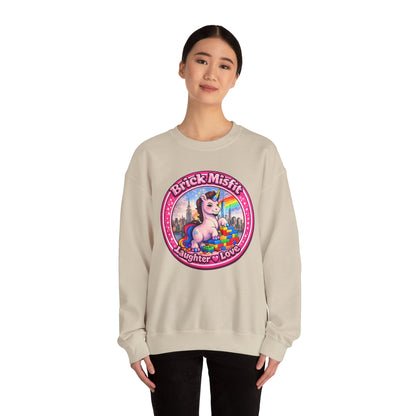 Brick Misfit Laughter Love Crewneck Sweatshirt