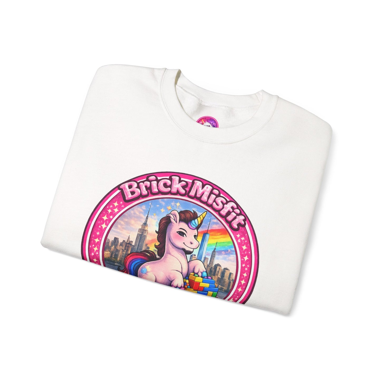 Brick Misfit Laughter Love Crewneck Sweatshirt