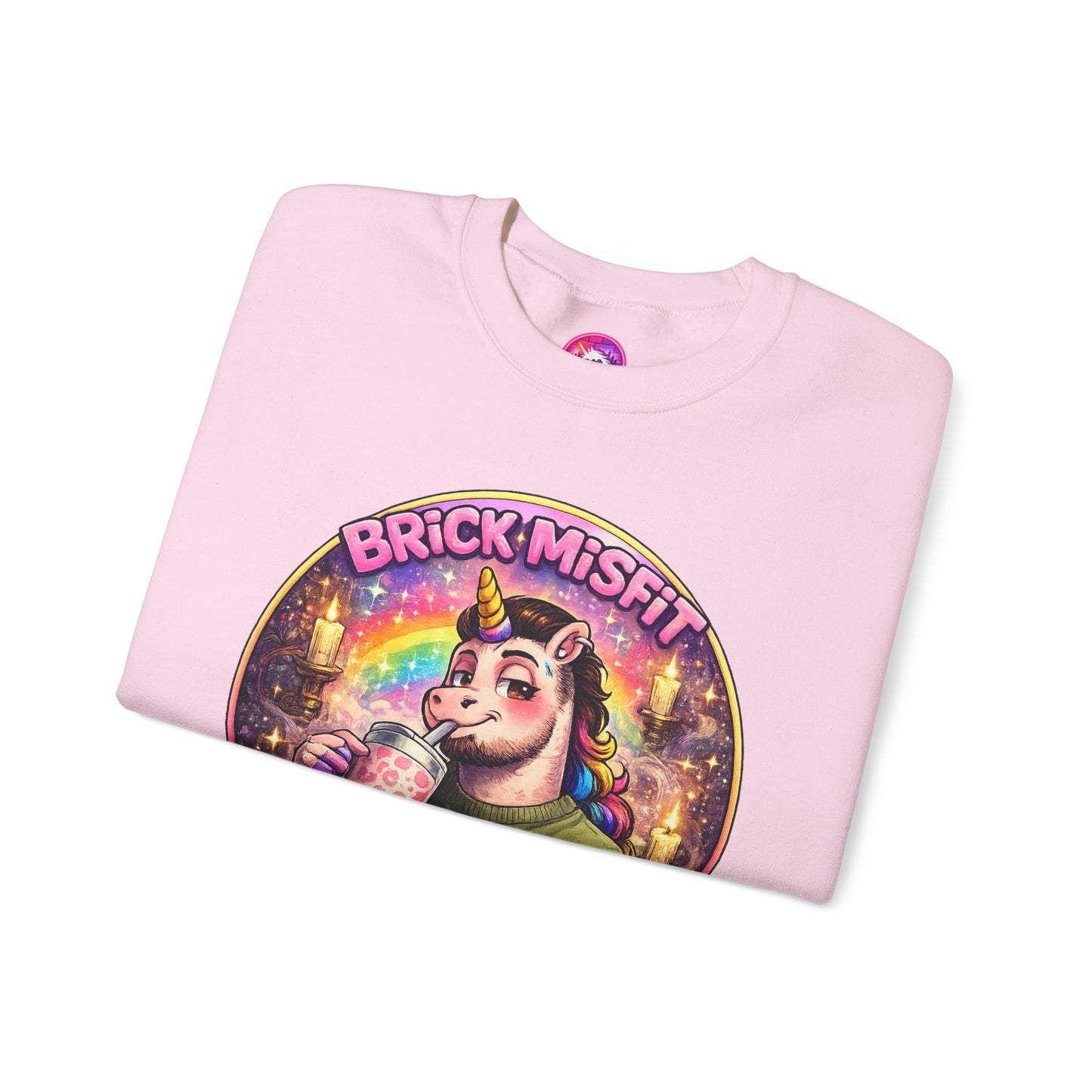 Brick Misfit Sassy Sips Crewneck Sweatshirt