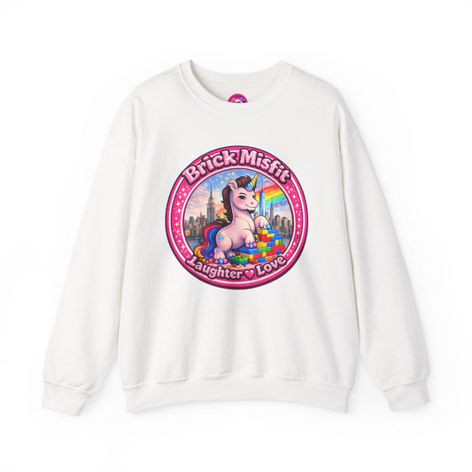 Brick Misfit Laughter Love Crewneck Sweatshirt -INT
