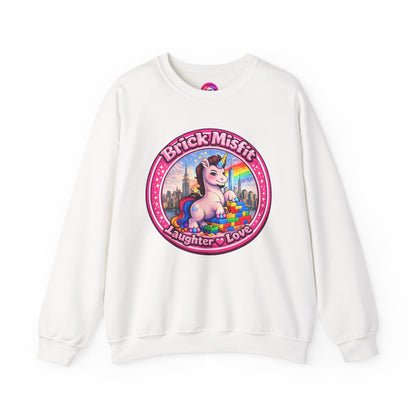 Brick Misfit Laughter Love Crewneck Sweatshirt