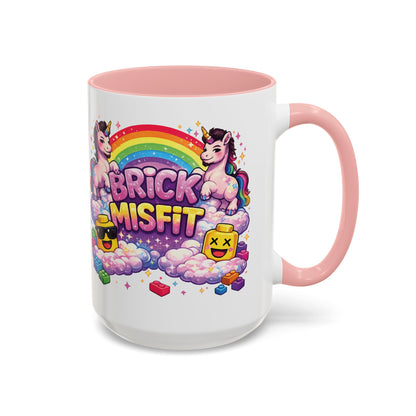 Brick Misfit Unicorn Coffee Mug 15oz