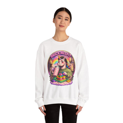 Brick Misfit Sassy Sips Crewneck Sweatshirt