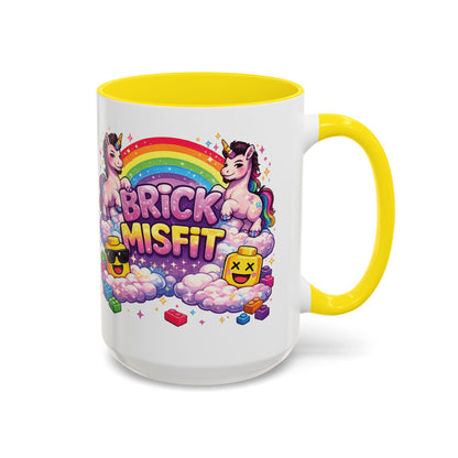 Brick Misfit Unicorn Coffee Mug 15oz