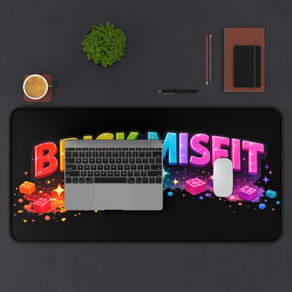 Brick Misfit Bricks and Spakles Desk Mat