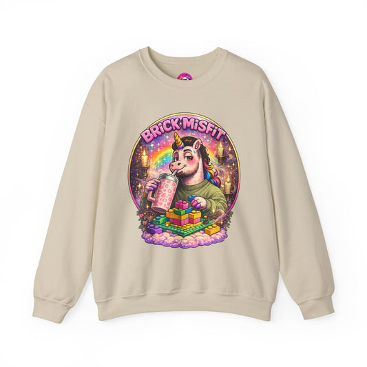 Brick Misfit Sassy Sips Crewneck Sweatshirt