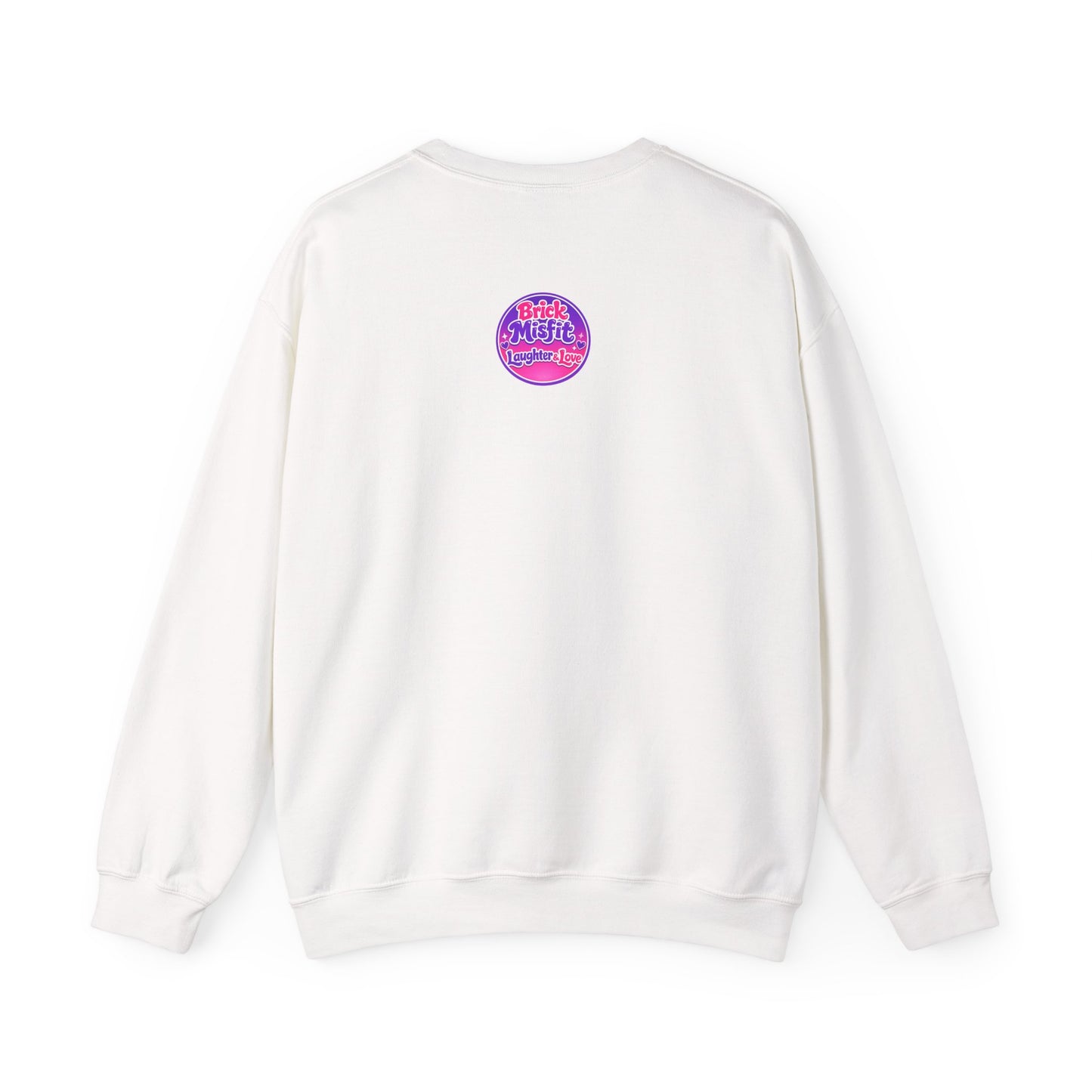 Brick Misfit Rainbow Unicorns Crewneck Sweatshirt -INT