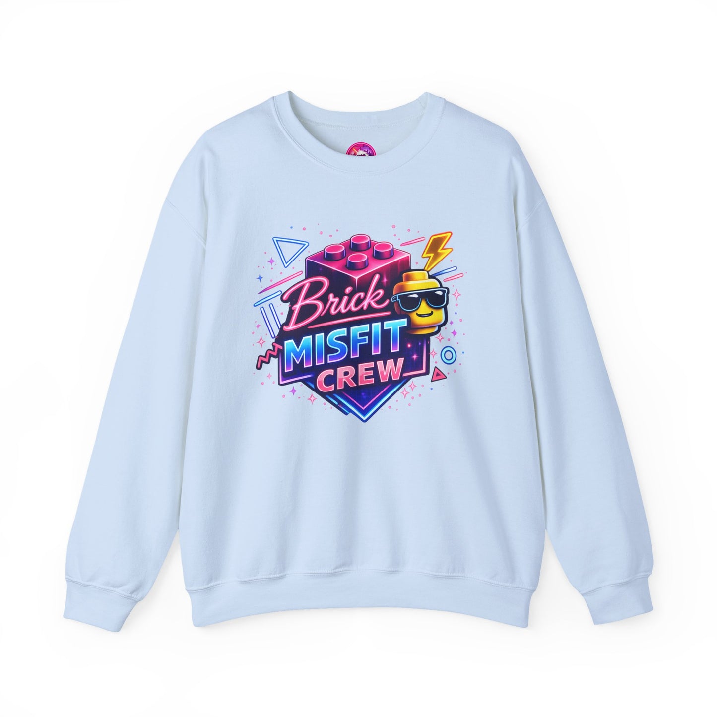 Brick Misfit Retro Bricks Crewneck Sweatshirt