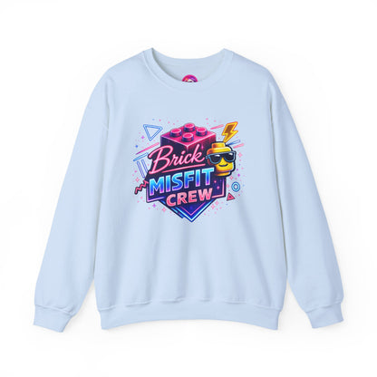 Brick Misfit Retro Bricks Crewneck Sweatshirt
