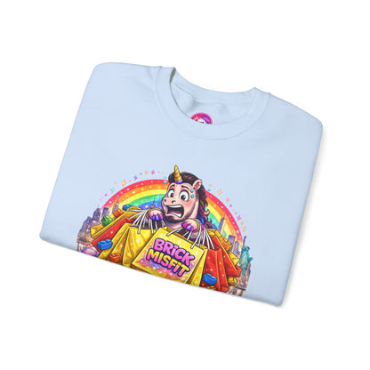 Brick Misfit Shopping Madness Crewneck Sweatshirt