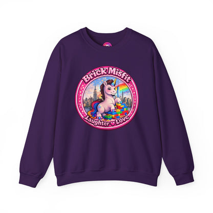 Brick Misfit Laughter Love Crewneck Sweatshirt