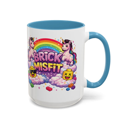 Brick Misfit Unicorn Coffee Mug 15oz
