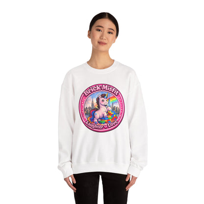 Brick Misfit Laughter Love Crewneck Sweatshirt