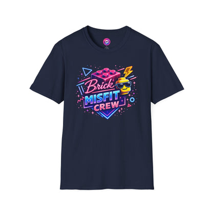 Brick Misfit Neon Retro T-Shirt