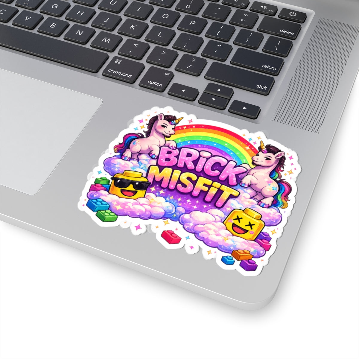 Brick Misfit Unicorn Sticker