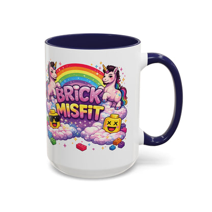 Brick Misfit Unicorn Coffee Mug 15oz
