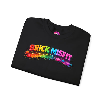 Brick Misfit Bricks and Sparkles Crewneck Sweatshirt