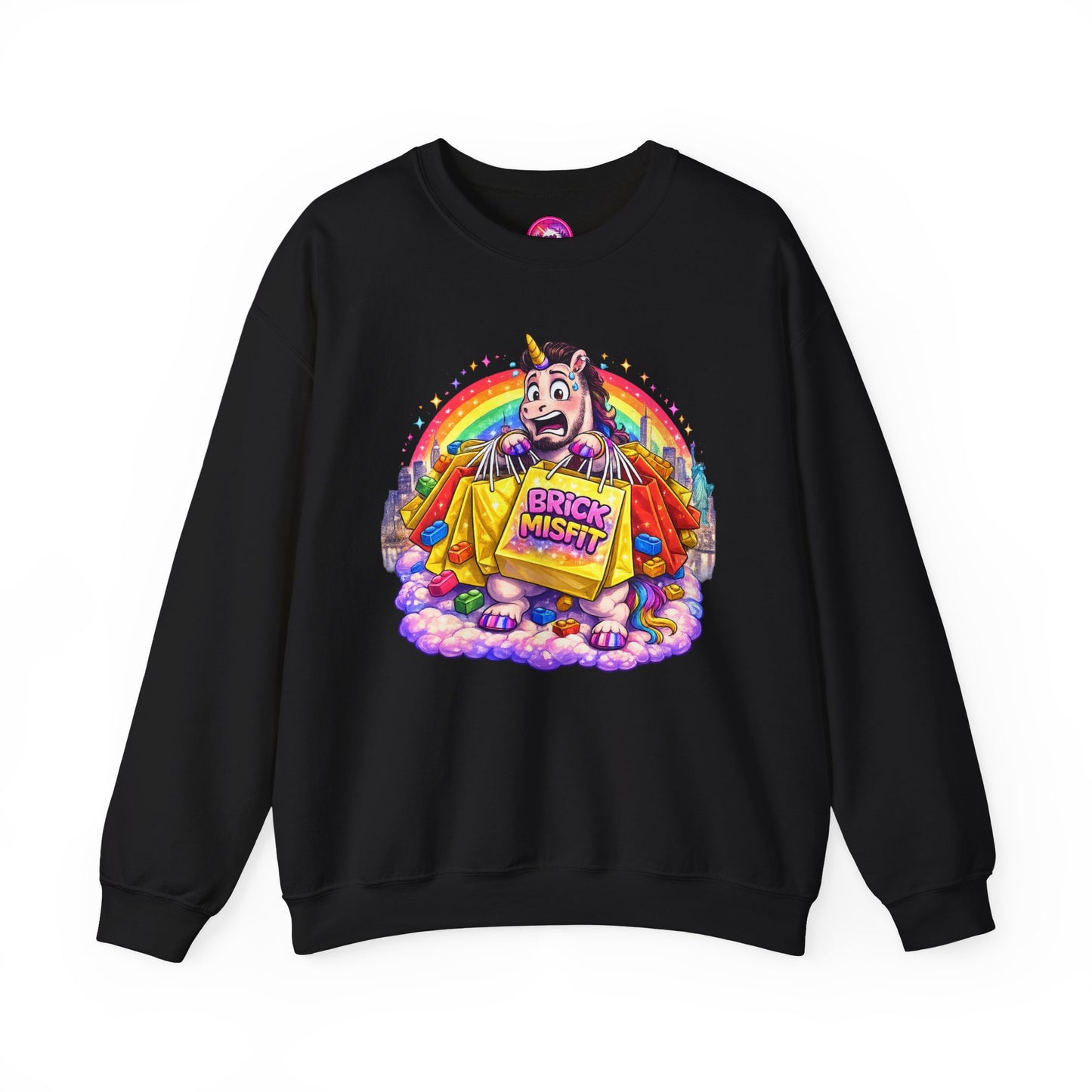 Brick Misfit Shopping Madness Crewneck Sweatshirt -INT