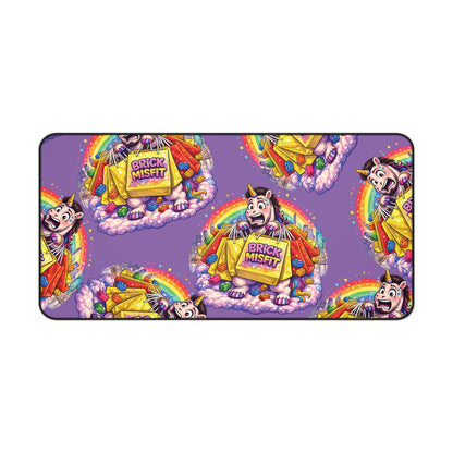 Brick Misfit Shopping Madness Unicorn Desk Mat