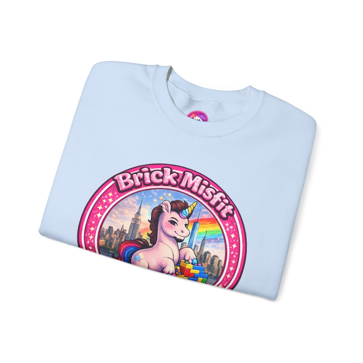 Brick Misfit Laughter Love Crewneck Sweatshirt