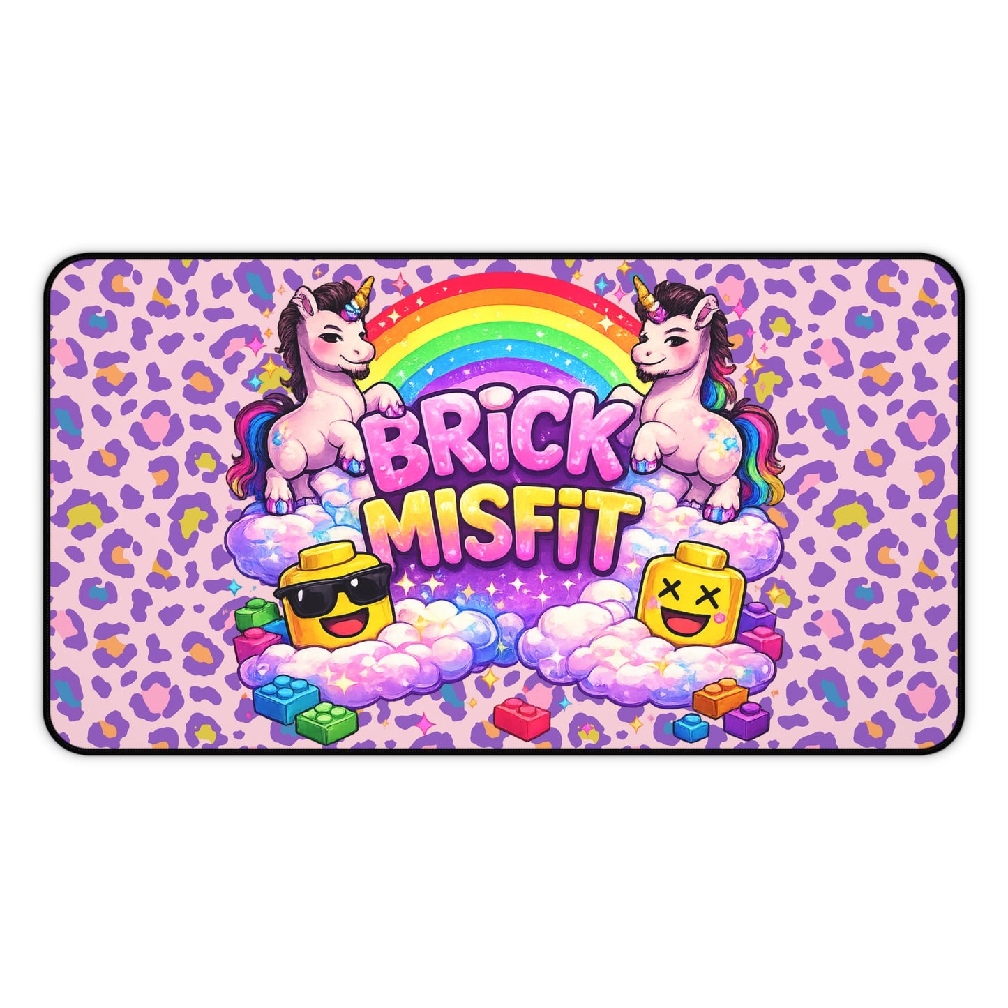 Brick Misfit Rainbow Unicorn Desk Mat -INT