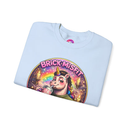 Brick Misfit Sassy Sips Crewneck Sweatshirt