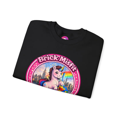 Brick Misfit Laughter Love Crewneck Sweatshirt