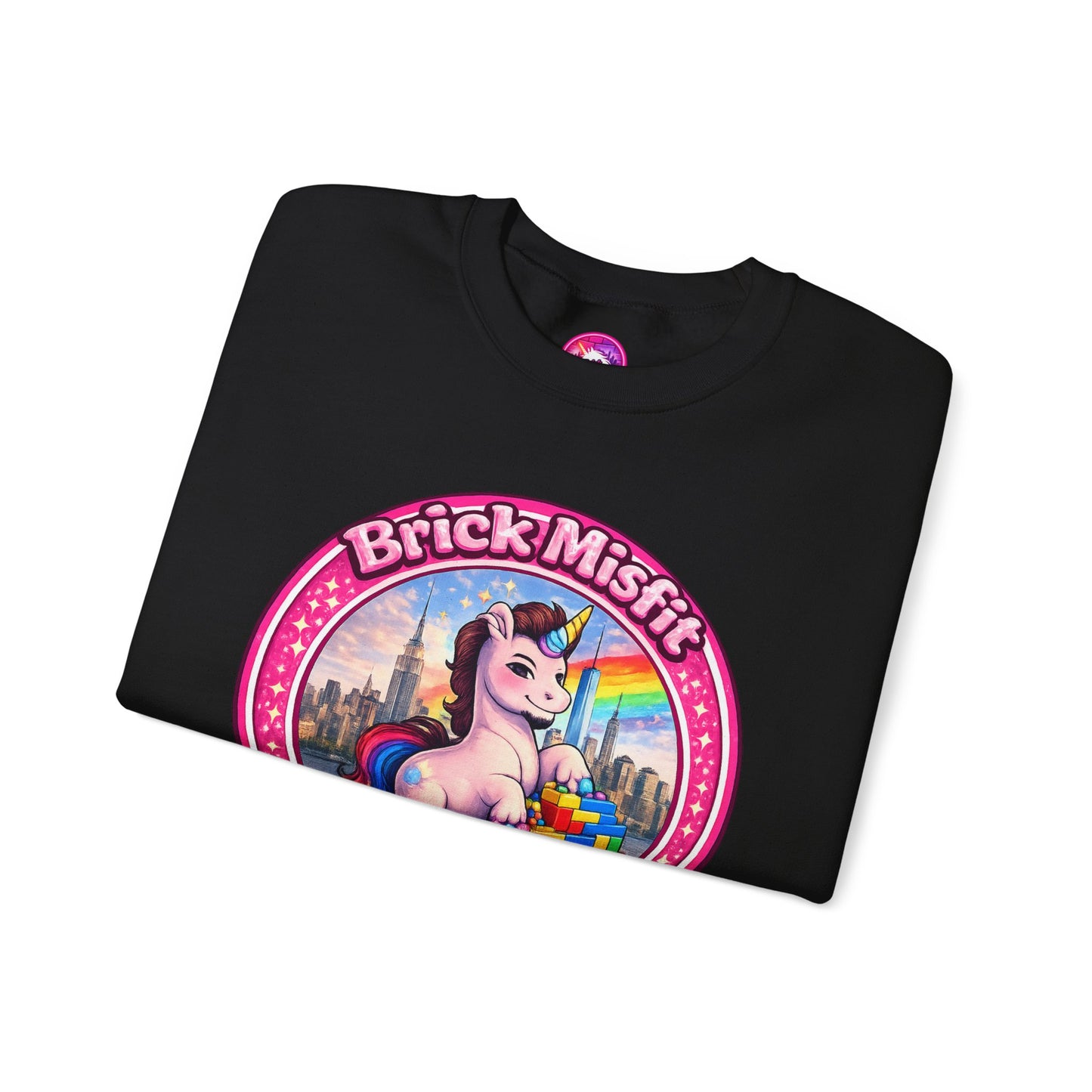 Brick Misfit Laughter Love Crewneck Sweatshirt -INT