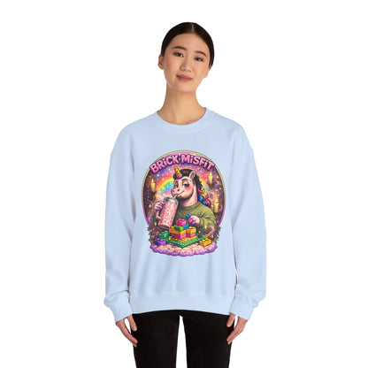Brick Misfit Sassy Sips Crewneck Sweatshirt