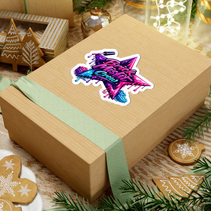 Nail Polish Painted Star - Brick Misfit Decal Sticker - INT
